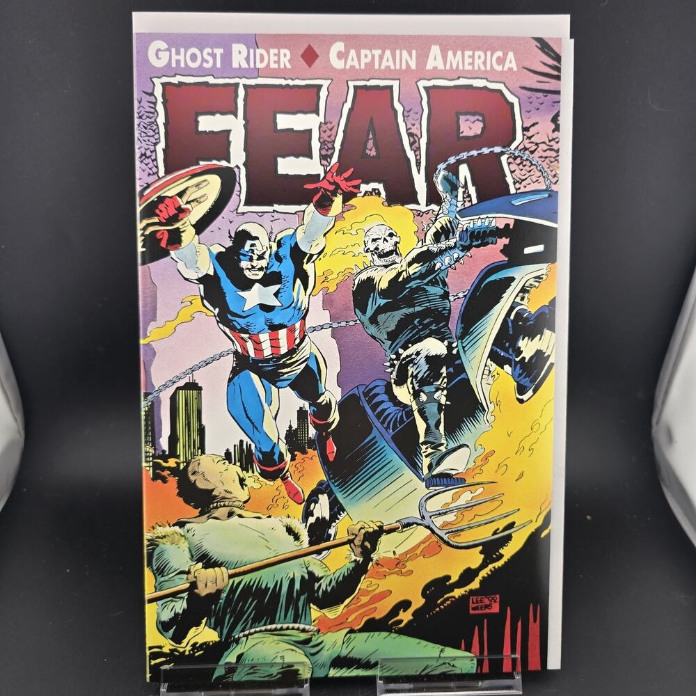 Ghost Rider Captain America FEAR 1 One Shot 1992 Marvel High Grade NM/M 9.6 9.8
